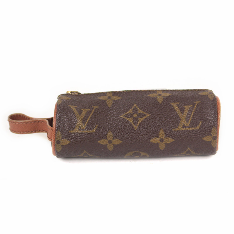 Aランク ルイ・ヴィトン エテュイトワロボールドゥゴルフ ゴルフボールケース M58249 モノグラム LOUIS VUITTON ブラウン