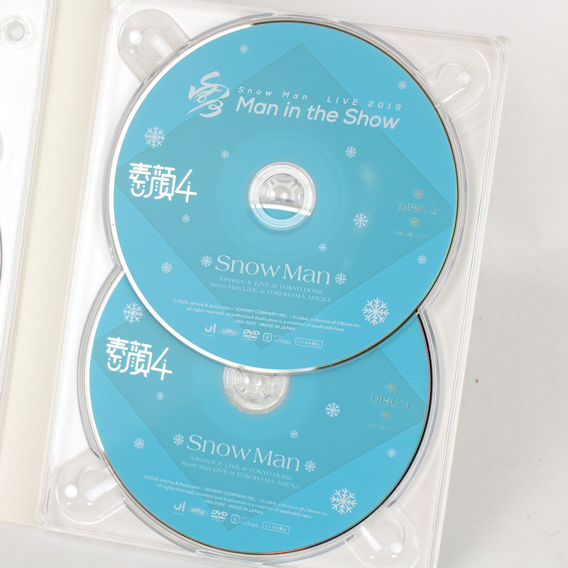 素顔4 Snow Man盤3枚組 ポストカード付-